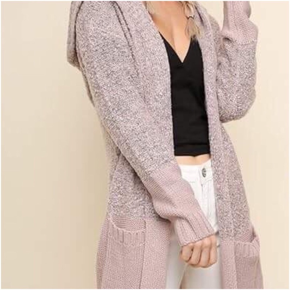 🆕LAST ONE! Lourdes | Lavender Pocketed Cardigan - Picture 3 of 3